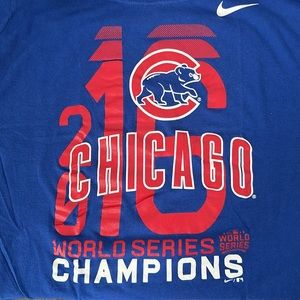 Nike MLB Chicago Cubs World Series 2016 Champion- Sz XL